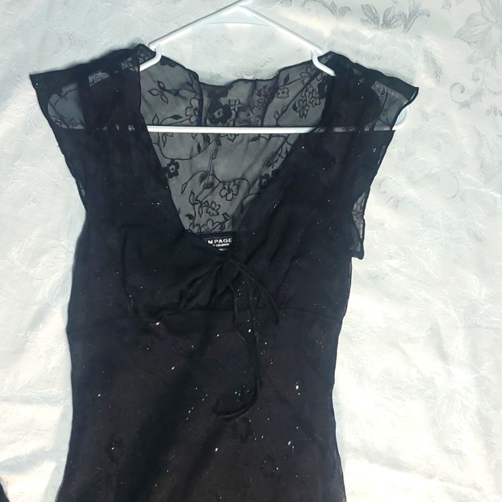 Rampage black dress